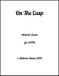 On The Cusp SATB choral sheet music cover